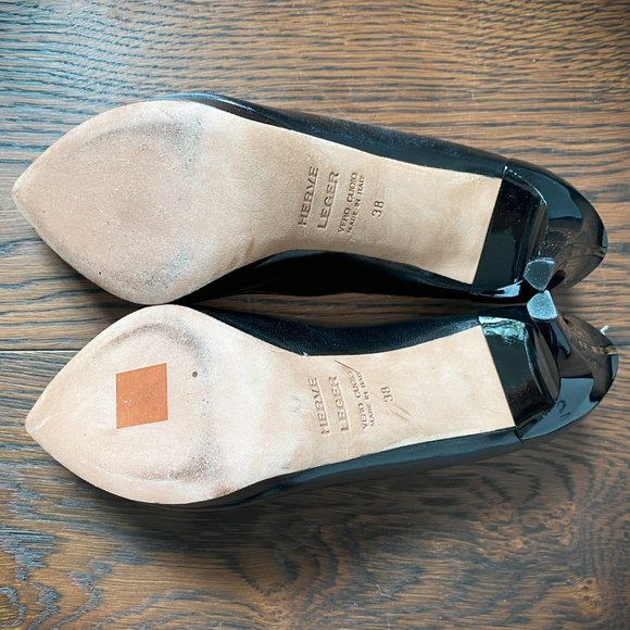 Herve Leger Albee Leather Pumps - Picture 10 of 10